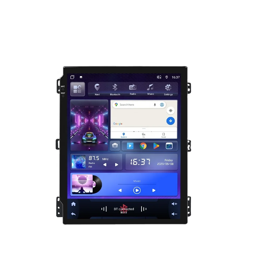 Car Audio 9.7 Inches All Models TS10 Android Radio Universal Carplay with Camera Wireless Carplay Car Audio