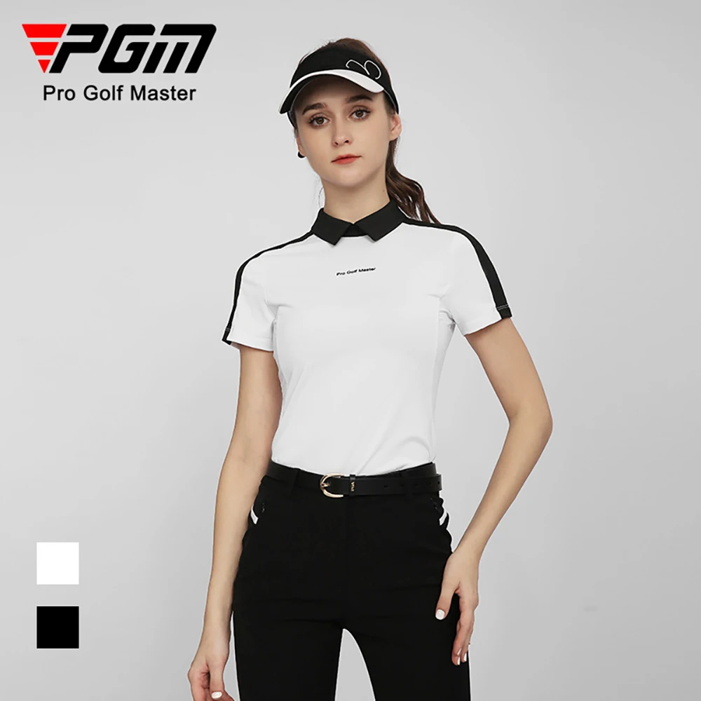 PGM Golf Women\'s T-Shirt Athleisure Short Sleeve Women\'s Quick Drying Breathable Skin-friendly Comfortable YF560