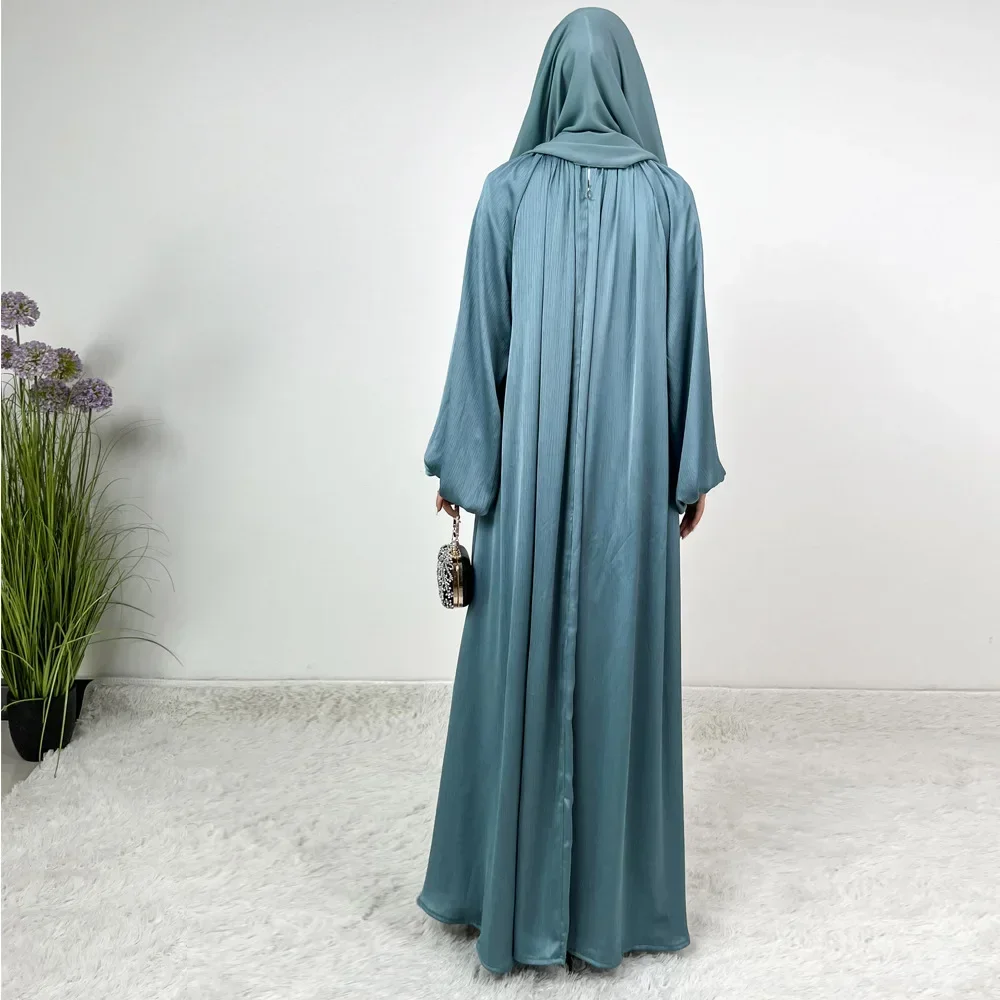 Femmes musulmanes manches bouffantes robe Maxi ample dubaï luxe Abaya turquie caftan Ramadan Eid Djellaba Islam Jalabiya Caftan Marocain