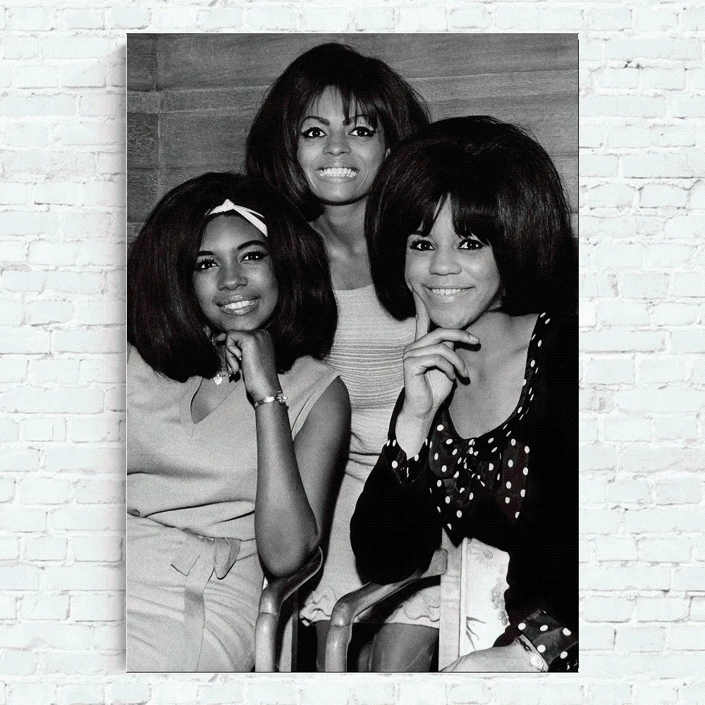 Band the supremes Poster Home Office Wall Bedroom Living Room Kitchen Decoration Painting