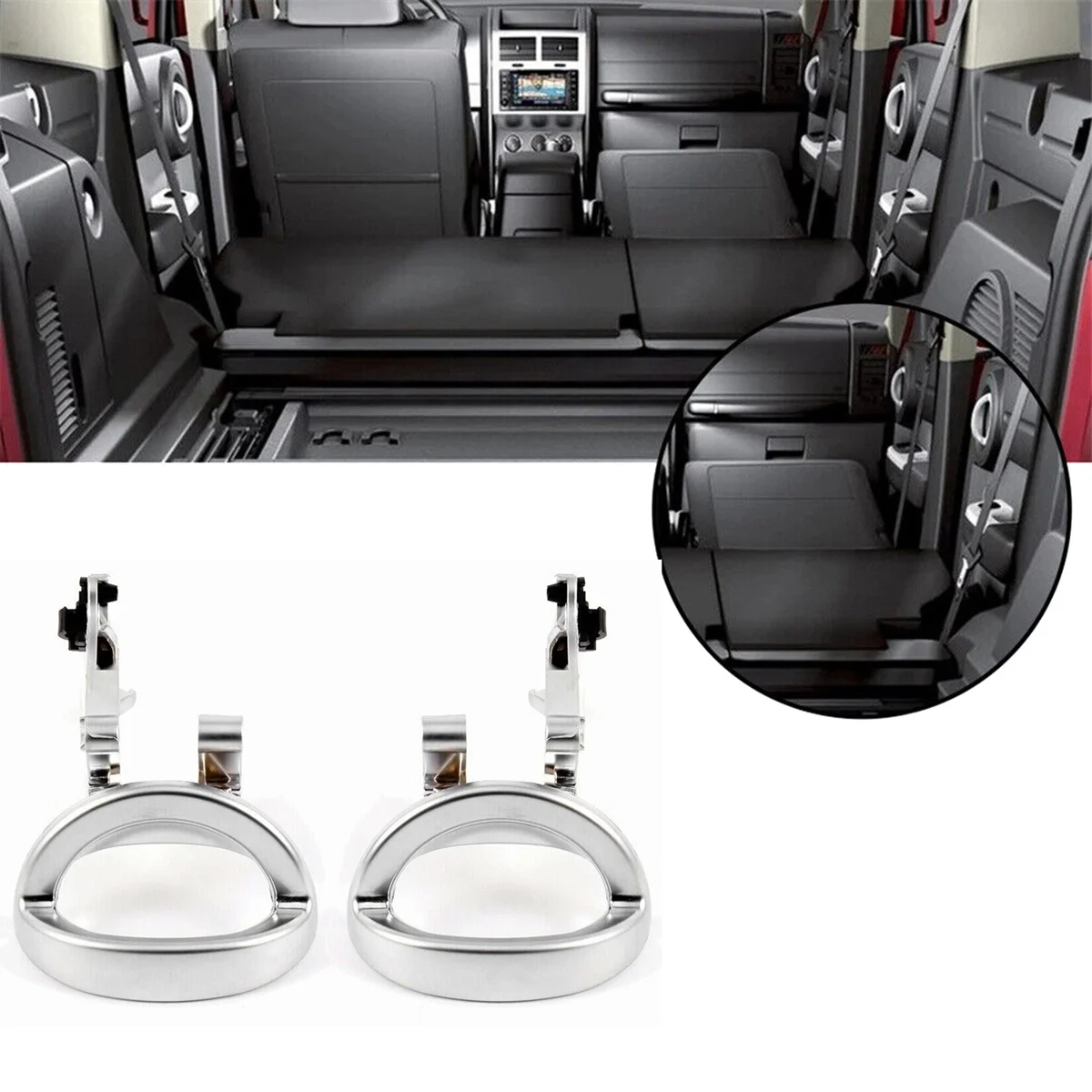 

Запасные аксессуары для внутренней дверной ручки, замена внутренней дверной ручки для Nitro 2007-2011 68004828AA 68004829AA