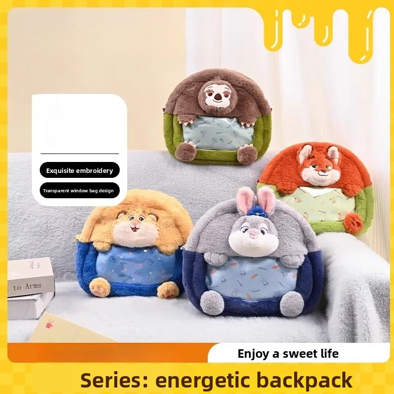 Plecak Judy Nick Kawaii z dopaminowym dopasowaniem kolorów, uroczym postacią, dużą pojemnością, bez obciążenia, idealny na prezent świąteczny, akcesorium.