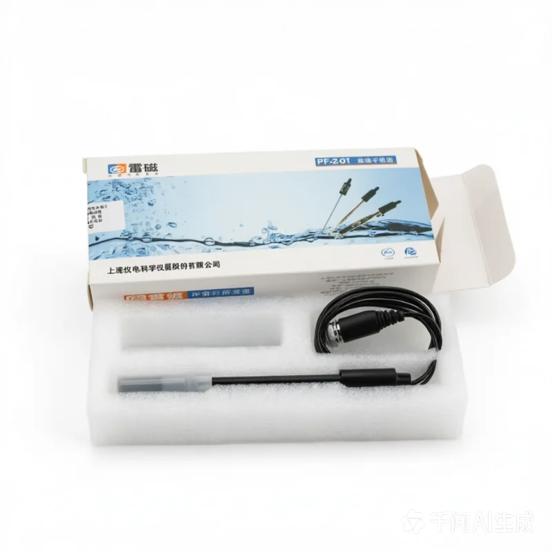 1PCS Leici PF-2-01 Fluoride Ion Selective Electrode, BNC Connector Lab F- ISE Probe for Ion Meter & Titrator