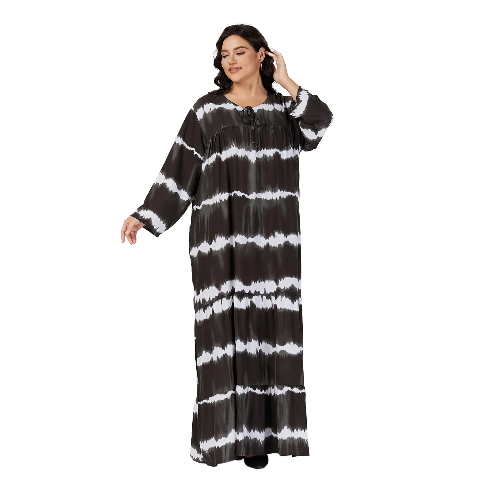 New PlusSize Moroccan dashiki cover beach home abaya loose cotton Caftan african boubou traditional Dresses For Women