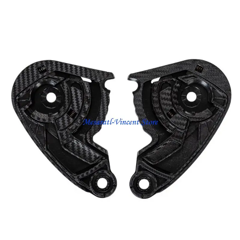

A70F 1 Pair Helmets Visors Gear Base Plate Motorcycle Helmets Face Windshield Visors Base for Darken Easy Installation