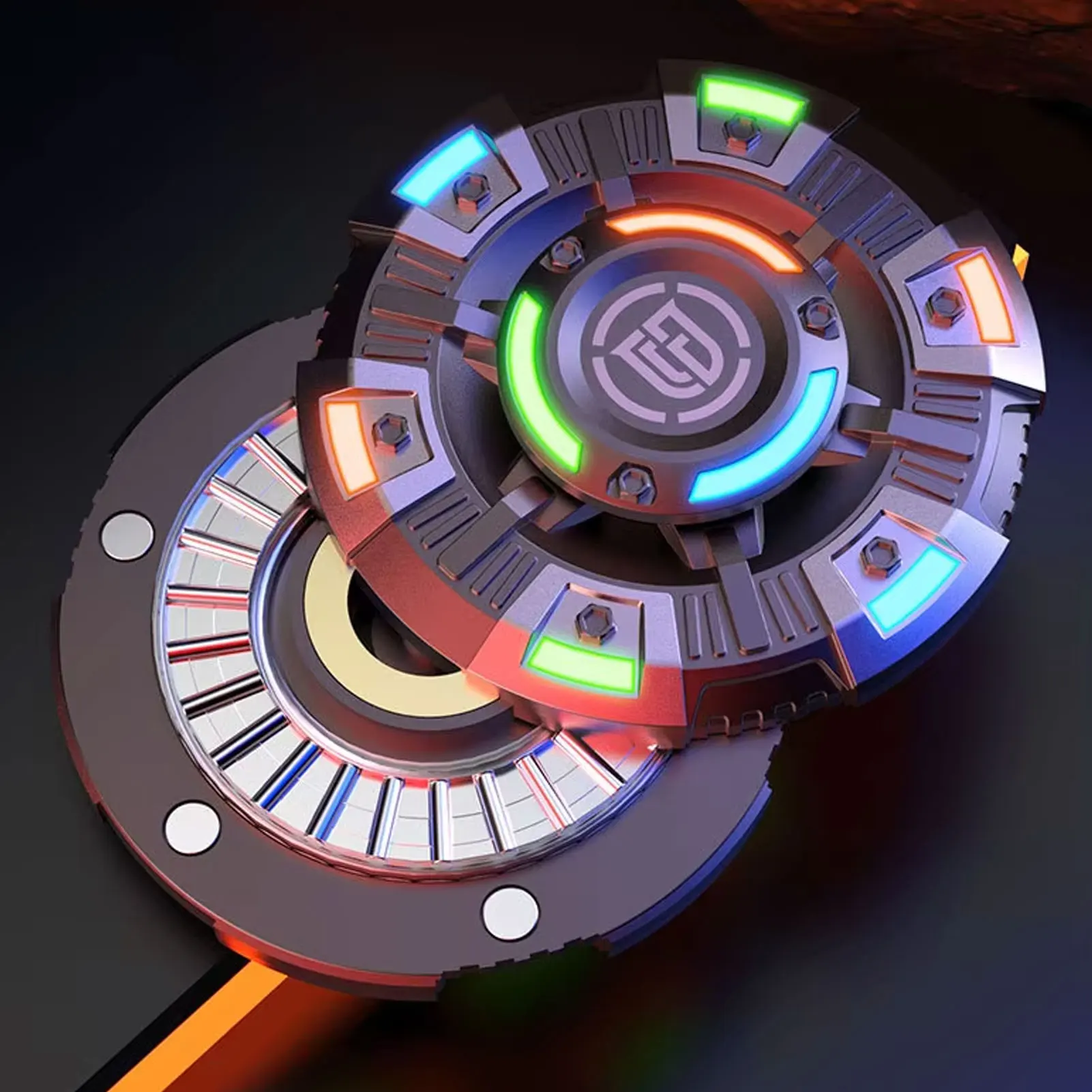 Fidget Toys Spinner Cute Count Invader Fingertip Gyroscope Pop Coin Multi Functional Decompression Adult Finger Toy Desk toy