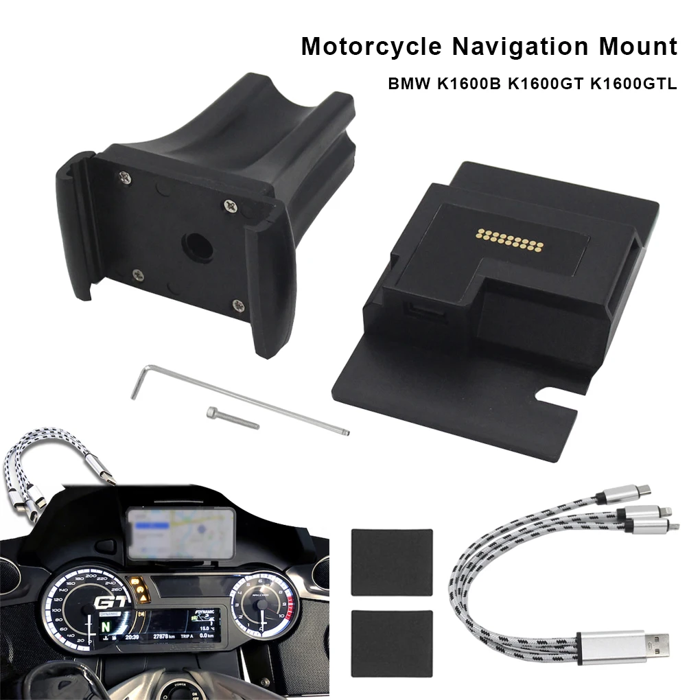 

Motorcycle Phone Navigation Bracket ABS Made Study And Durable Easy To Motorcycle Navigation Bracket