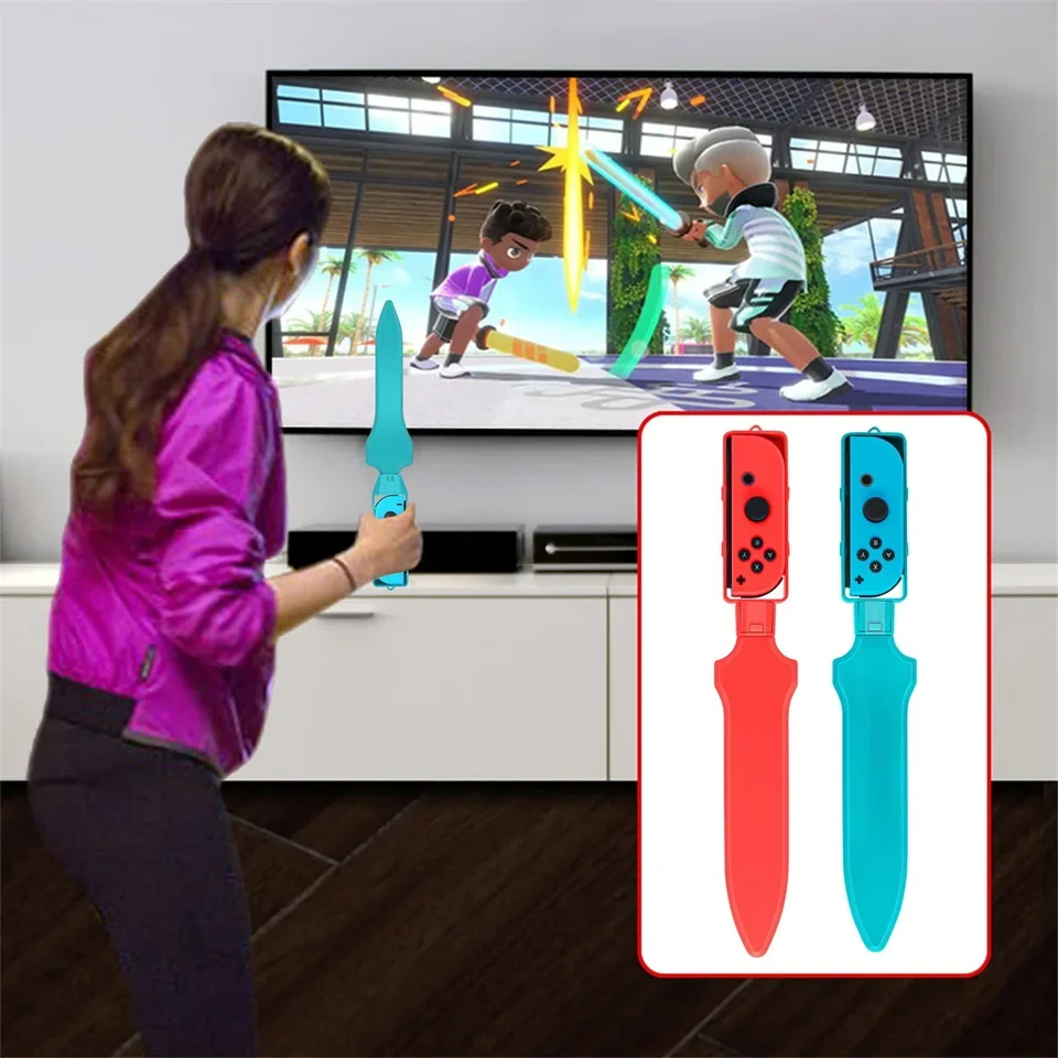 Zestaw akcesoriów sportowych Switch 10 w 1, zestaw akcesoriów sportowych do gier Nintendo Switch Oled z klubami golfowymi, klubami golfowymi