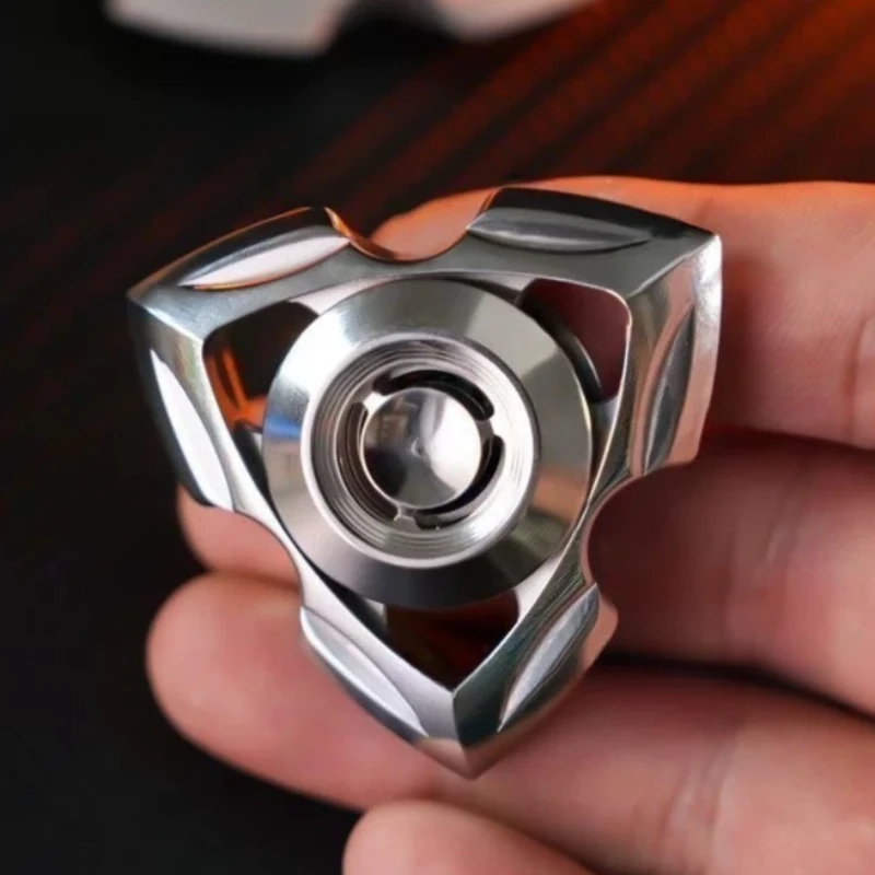 Metal Mini Hand Fidget Spinner Roller Fingertip Spinning Top Tip Gyro EDC Relieve Stress Relief Office Desk Toys Anti Anxiety