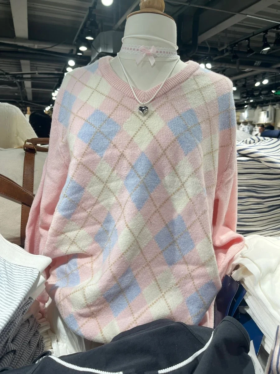 pink plaid