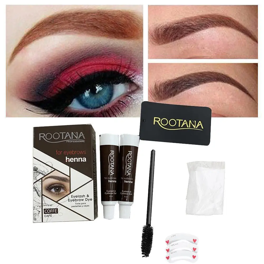 Kit de embaupour cils semi-continu 2 en 1, embaurapide imperméable, amélioration des sourcils, longue durée, noir, marron, EyebloggCosmetics