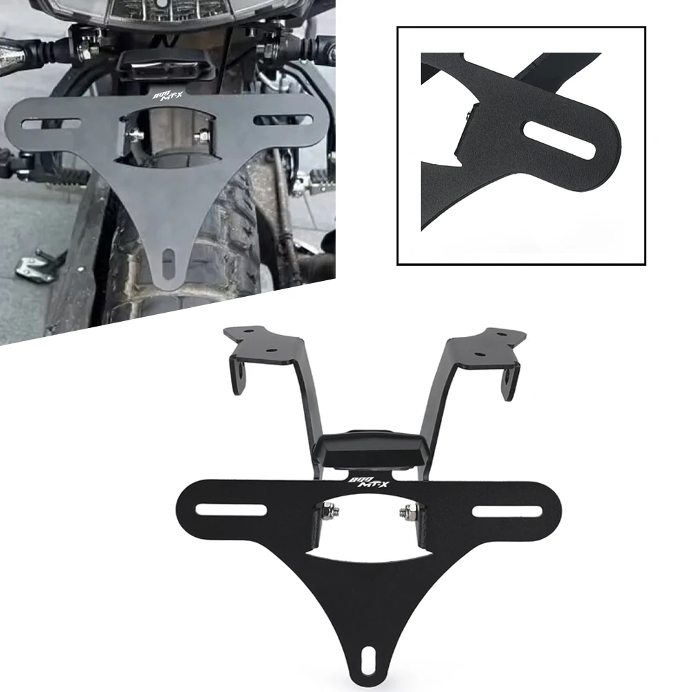 

Motorcycle License Plate Holder 800MT-X Tail Tidy Fender Eliminator For CFMOTO CF MOTO 800 MT-X MTX 800 800MTX 2024 2025 2026