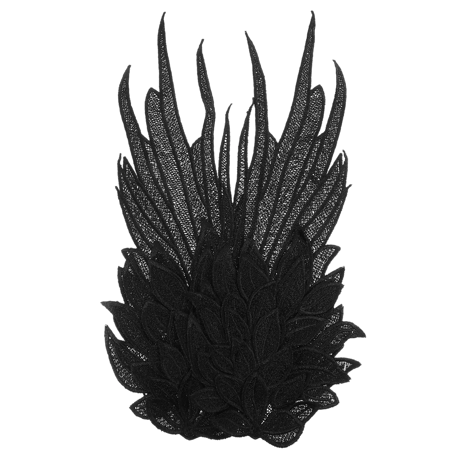

1 Pair Embroided Angel Wings Garment Appliques Lightweight Party Decor Diy Sewing Patch Wing Embroidery Ornament Craft Accessory