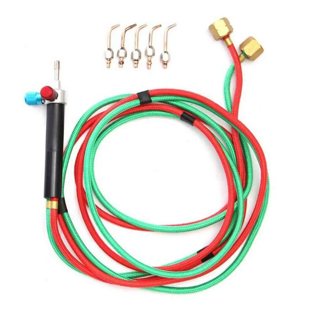 

Multi Tip Oxygen Acetylene Jewelry Welding Torch Kit Mini Gas Burner for Gold Silver Platinum Soldering