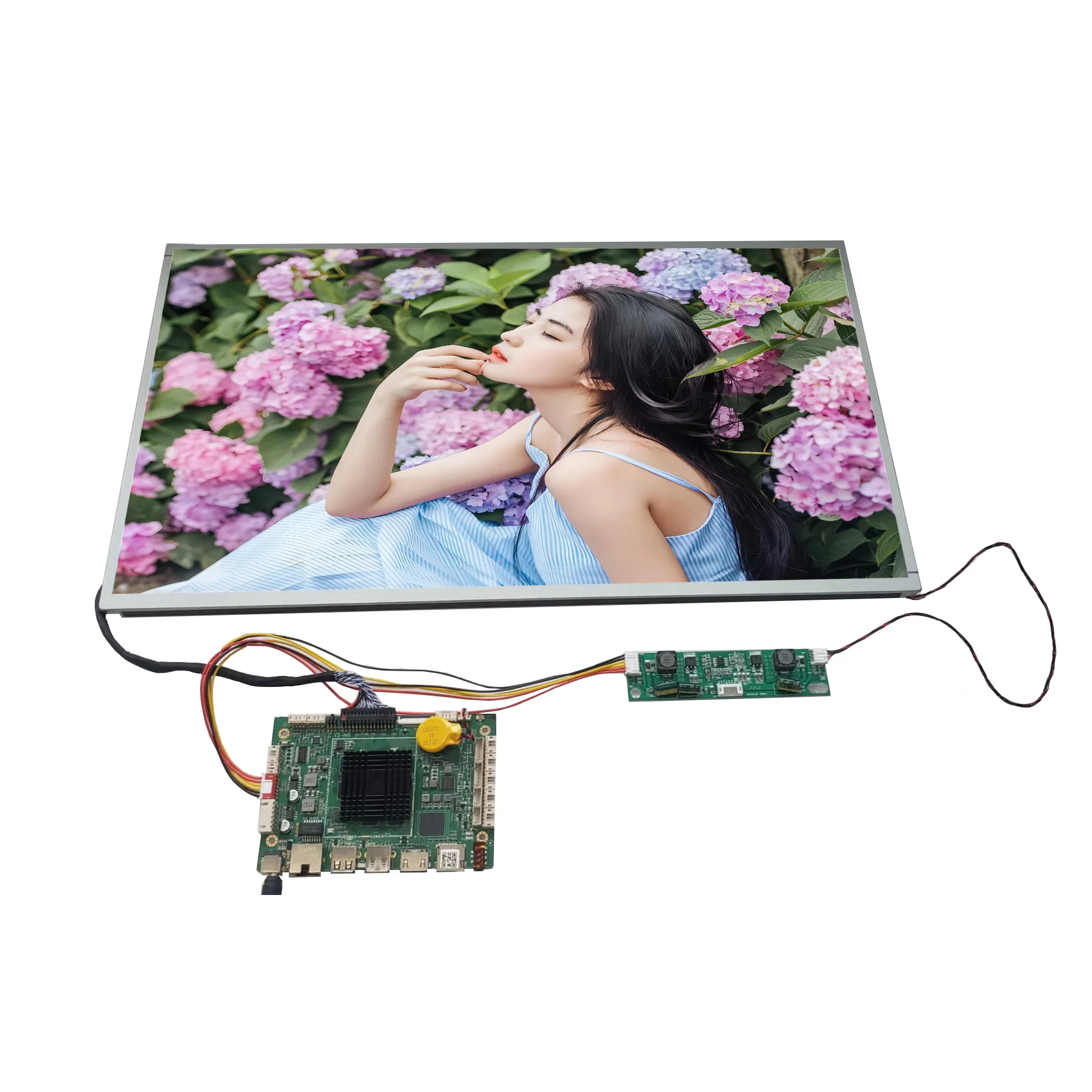 

DV215FHM-NN0 BOE 21.5 inch resolution 1920x1080 lcd screen with ys-m8 android boardinput LVDS speaker output