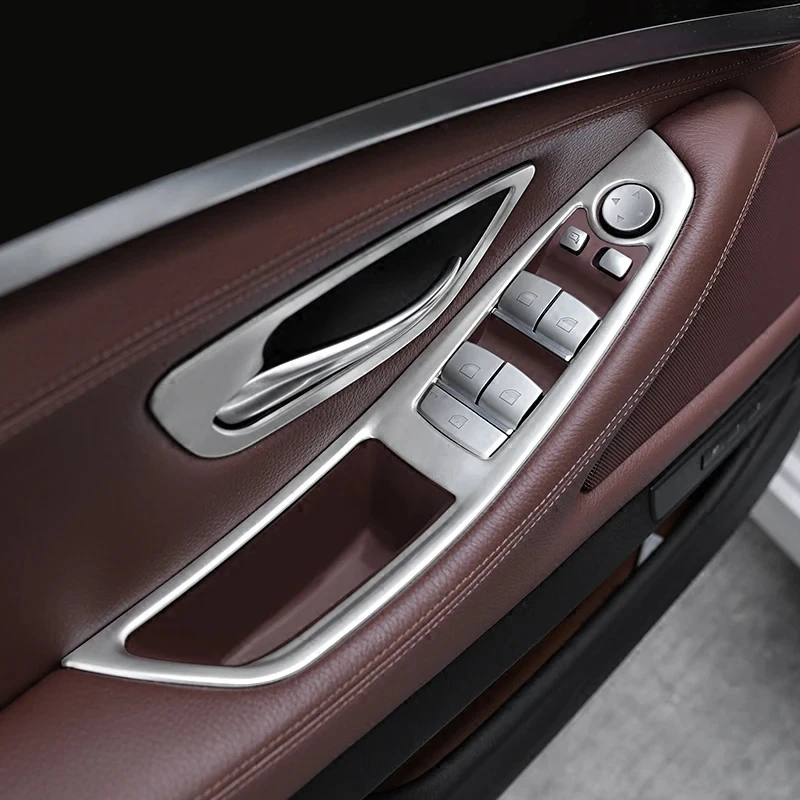 

Car Interior Door Audio Speaker Gearshift Panel Door Armrest Cover Trim Sticker For BMW 5 Series BMW F10 F11 F18 Accessories