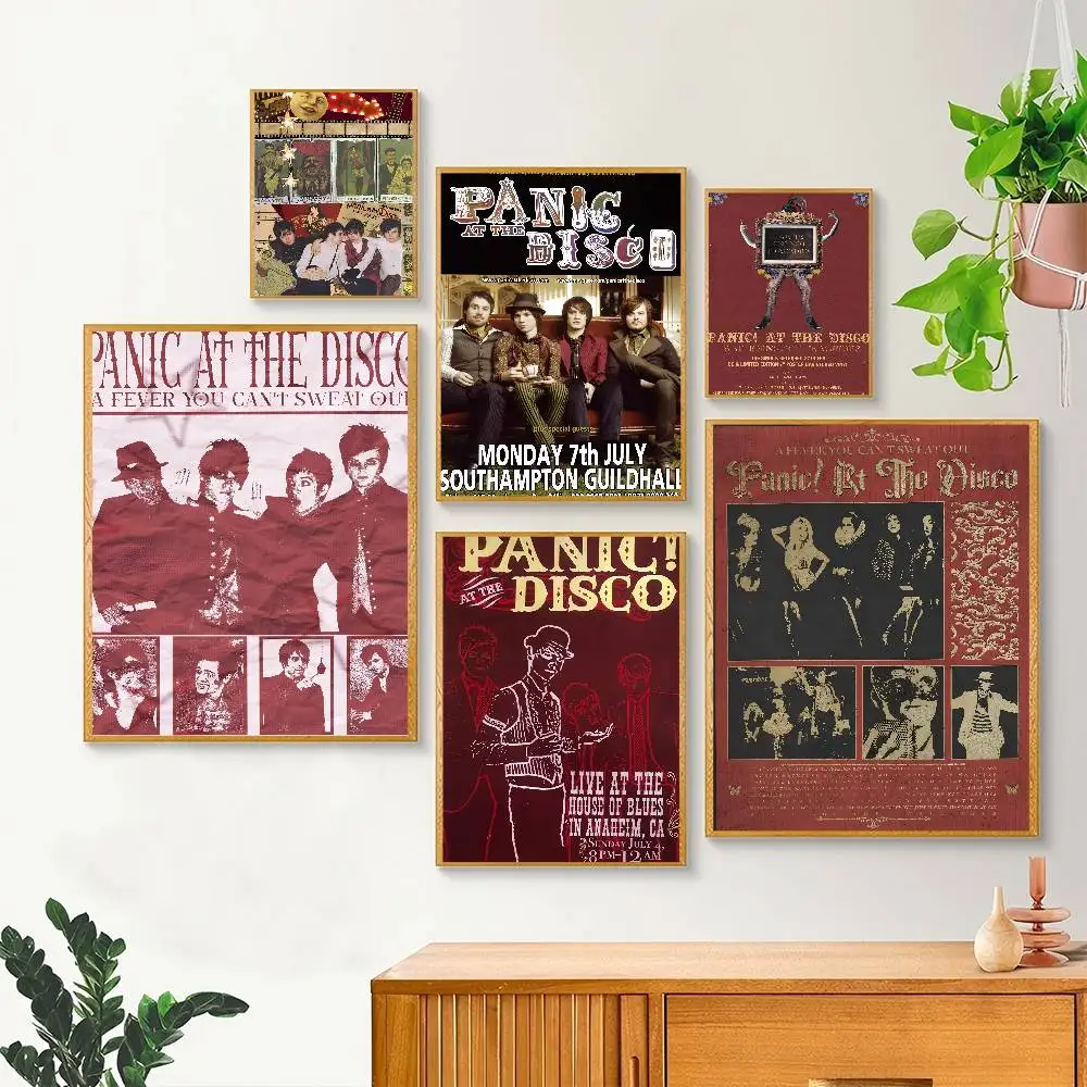 P-Panic At The Disco Selbstklebende Wandkunstdekorationen Raumdekoration HD Rahmenlos