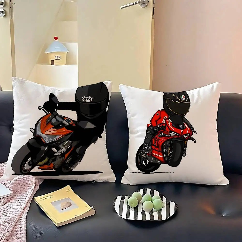 Extreme Sports Pillow Case Cushion Cover Soft Cute Throw Pillow Case For Car Sofa Pillowcase Polyester With Zipper