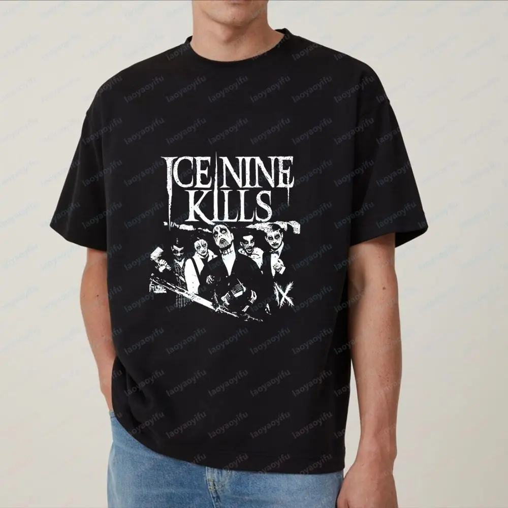 Ice Nine Kills Band - New Men's Women's Classic Band-Style Pop Music Style Round-neck T-shirt for All Ages