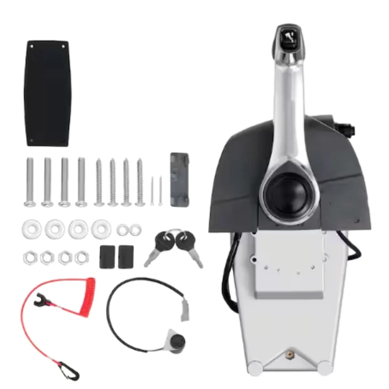 

Aftermarket Marine Parts Single Top Mount Throttle Control Box 5006186 For Outboard Remote Control Box