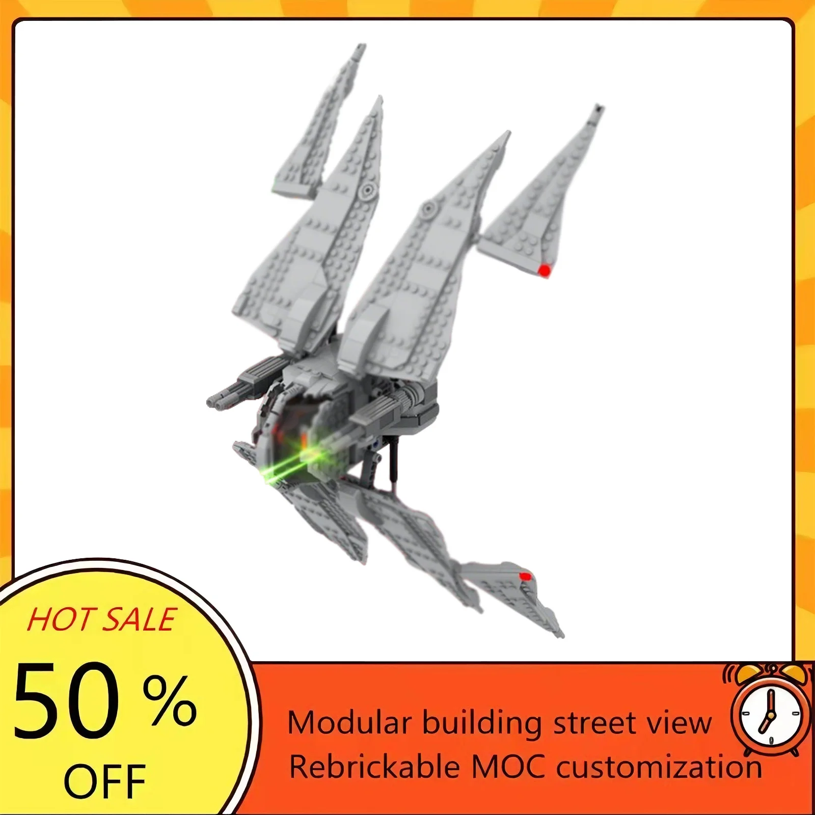 

668PCS Popular Space War Movie Model MOC Building Bricks Spaceship Modular Technology Gifts Holiday Assemble Children Toy Suit