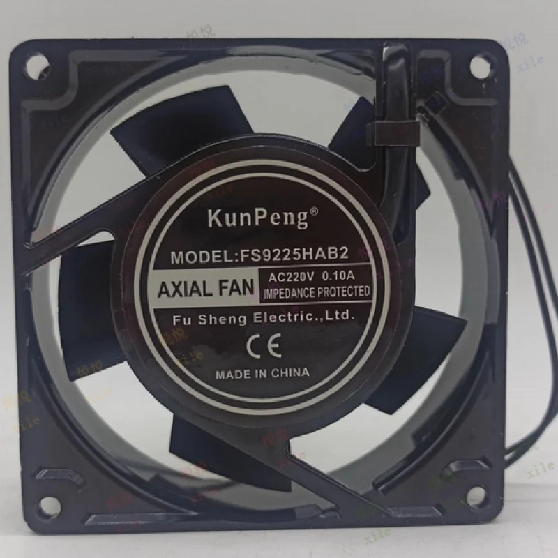 

L L FOR KUNPENG FS9225HAB2 AC220V 0.10A AXIAL FAN 9CM Cooling Fan