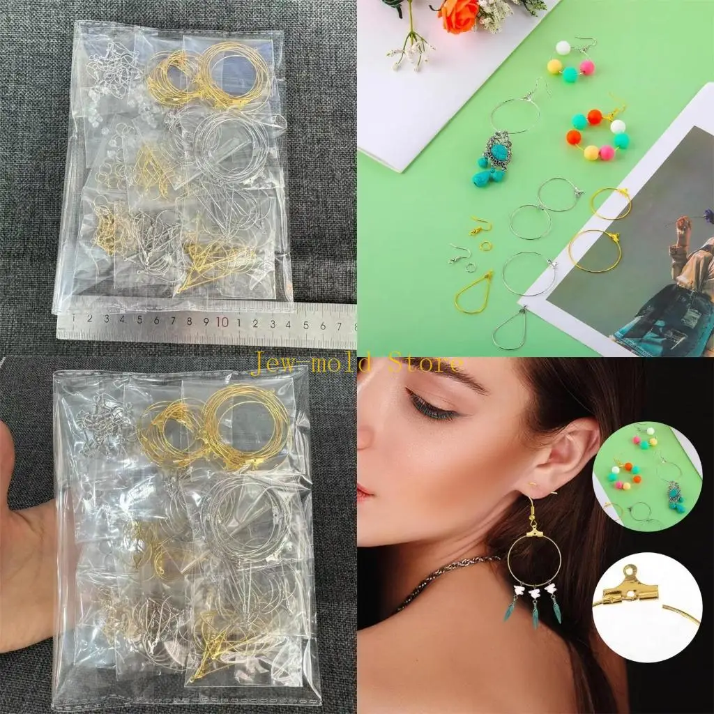 

C71B DIY Ювелирные изделия Серьготы Серьги Создание художественных серьгов.