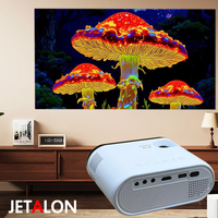 Mini and Portable projector 1080P 4K Video Home Cinema Projector Android System suitable for home/outdoor/office for Android/iOS