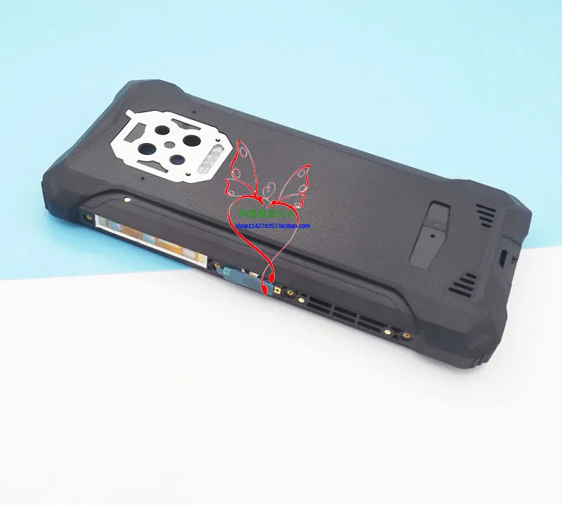 New Original DOOGEE S86 Pro Battery Cover Back Case With Fingerprint Receiver Mic Side FPC For DOOGEE S86 S86 Pro Smart Phone