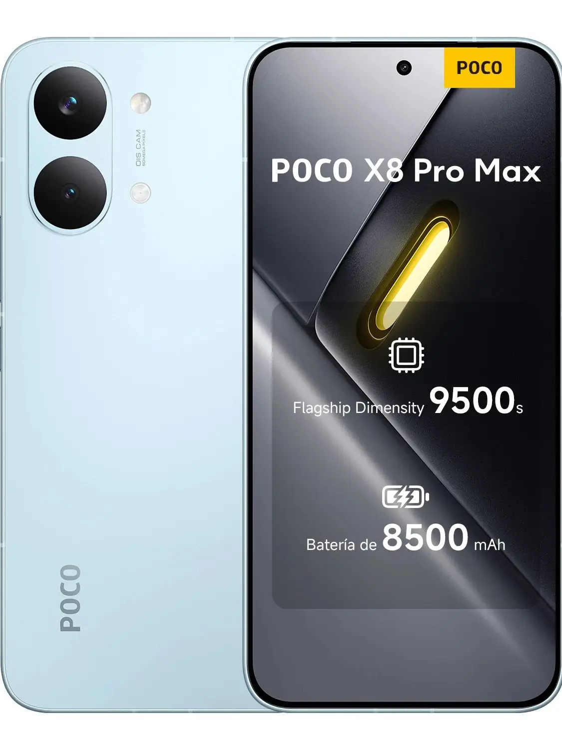 Poco X8 Pro Max, vlaggenschipkwaliteit met premium gevoel, vlaggenschip Dimensity 9500S, 8500mAh (typisch) batterij met 100W Hypercharge, 6.83 inch - afbeelding 2