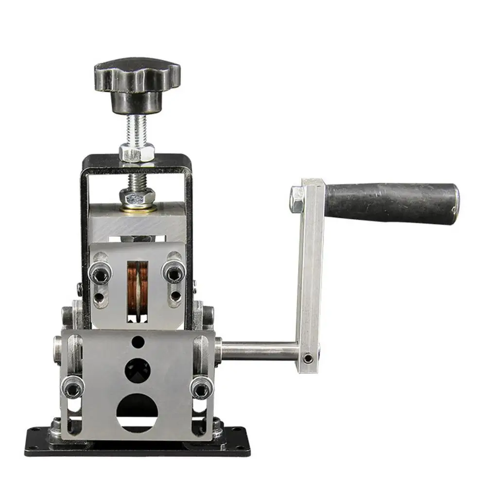 Wire Edm Stripper Machine Wire Puller Peeling Automatic Hand Crank Manual Scrap Copper Cable Stripping Diy Mini Recycling Tool