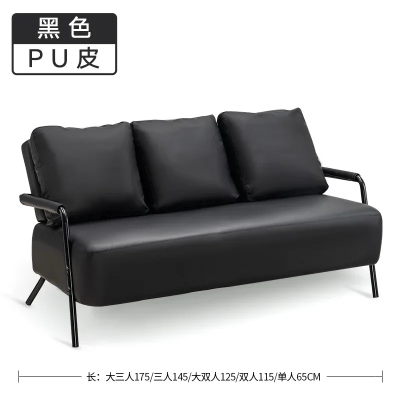 DSA sofa small apartment wrought iron retro corduroy apartment rental house clothing store single double sofa living room