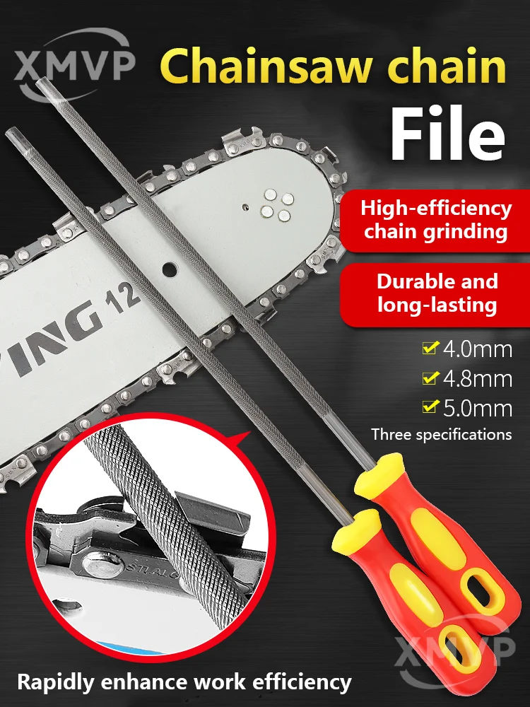 ملف المنشار، المنشار، ملف السلسلة، أداة طحن السلسلة، طحن سن المنشار، ملف منشار سلسلة محمول باليد، ملف طحن دائري #1