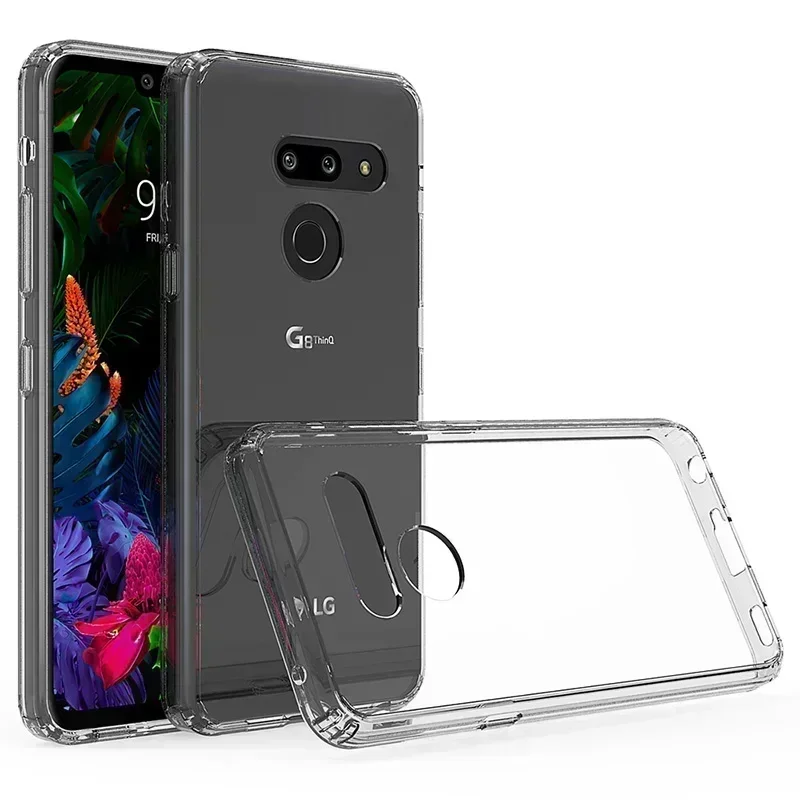 Для LG G9 G8 G8S G8X G7 ThinQ Мягкий чехол из ТПУ для телефона Прозрачный силиконовый чехол для LG Stylo 6 K62 Противоударный прозрачный защитный чехол