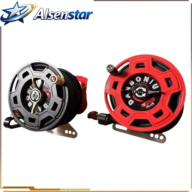 All-Terrain with Air Pump Hose Reel Pump Tube Storage Artifact for Off-road Pump Inflation Tube Storage