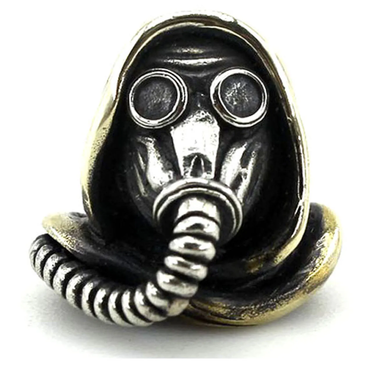 

Gas Mask Soldier Skull Knife Beads Outdoors EDC Tools Brass Lanyard Paracord Key Rings Pendants DIY Accessories Woven Pearl