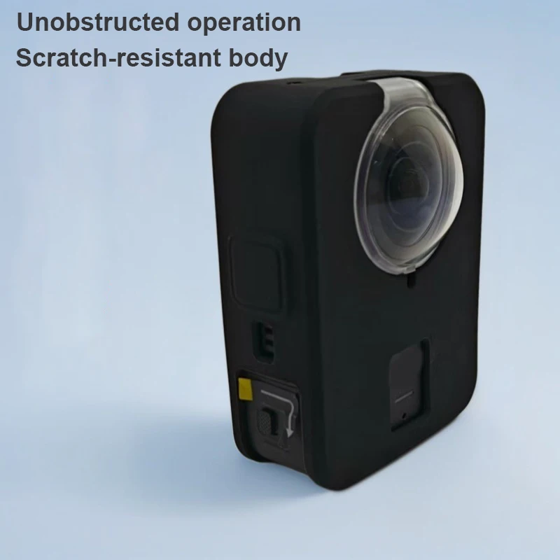 

Silicone Sleeve Case for DJI Osmo 360 Soft Protective Cover Ultra-Slim Shock Absorption Battery Side Open All-Round Protection