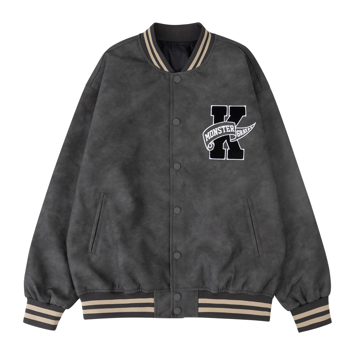 

Мужские кожаные куртки с вышивкой букв, мотоциклетные куртки, Студенческая бейсбольная верхняя одежда для осени и зимы