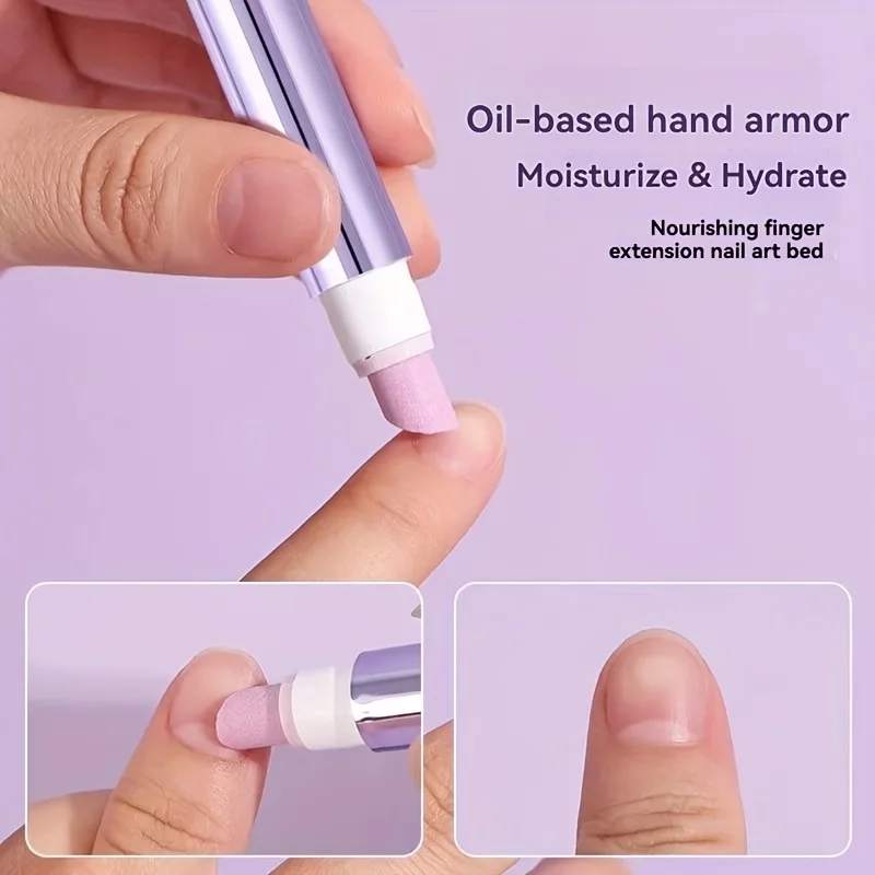 قلم مصل العناية بالأظافر، أظافر ناعمة خشنة ومتملة ومبيضة، عطر كاميليا يدوم طويلاً