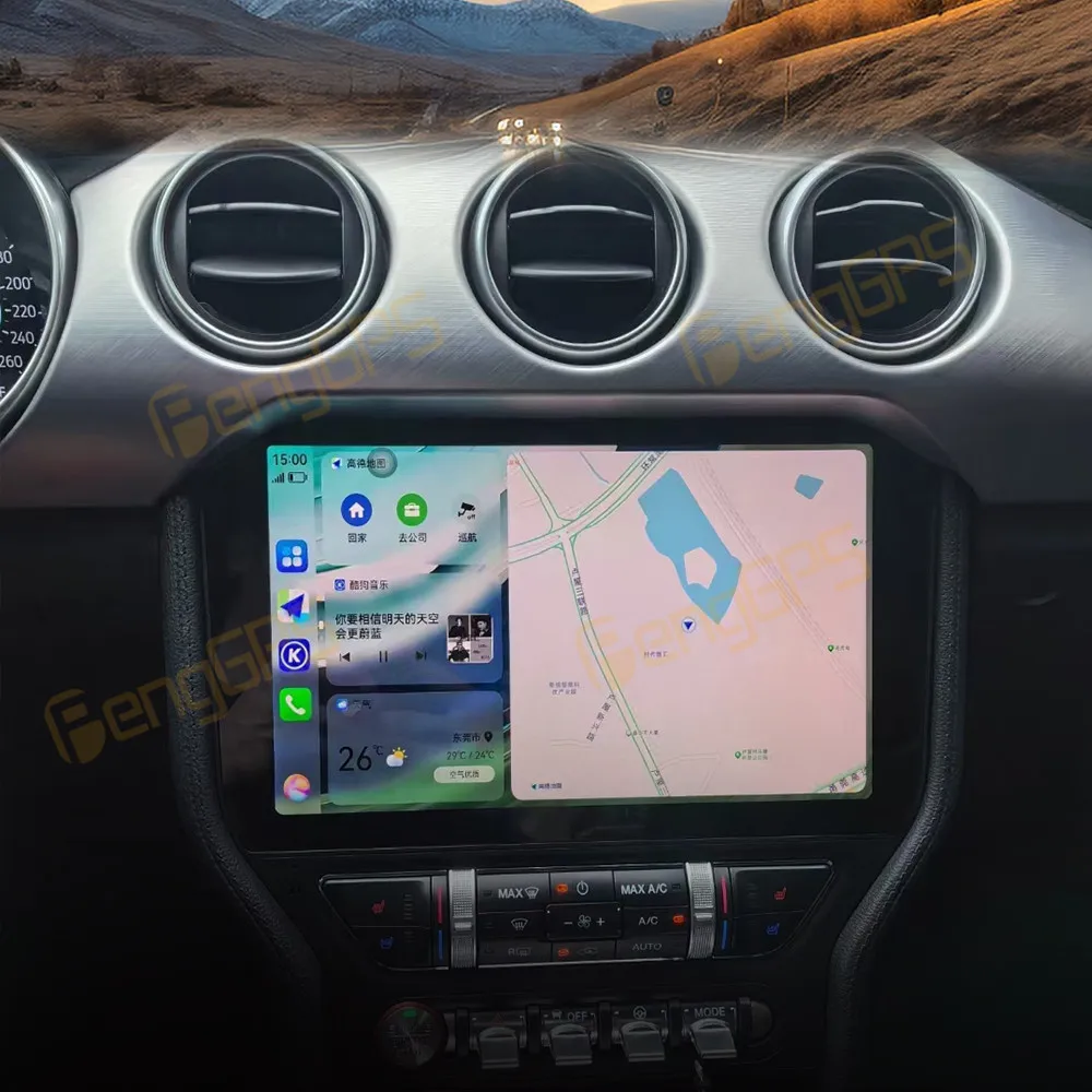 11.5 ''أندرويد 13 راديو السيارة لتحديد المواقع والملاحة لفورد موستانج 2013-2018 مشغل وسائط متعددة شاشة تعمل باللمس ستيريو السيارات Carplay DSP BT