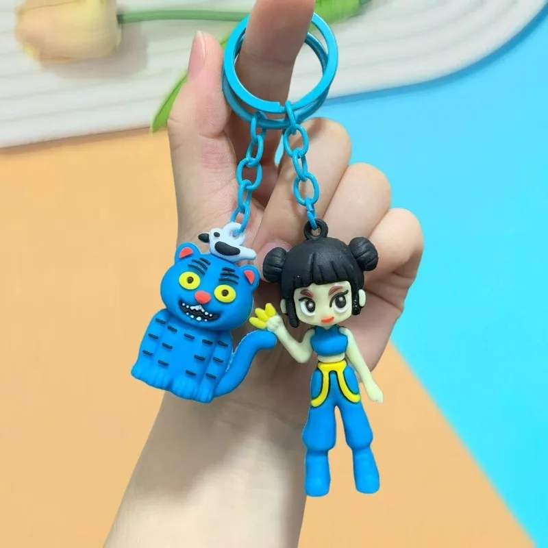 Kpop Demon Hunters Ciondolo borsa Portachiavi per bambini Ragazza Rumi Mira Zoey Portachiavi Portachiavi anime Portachiavi per cartoni animati Regalo di compleanno per ragazzo divertente