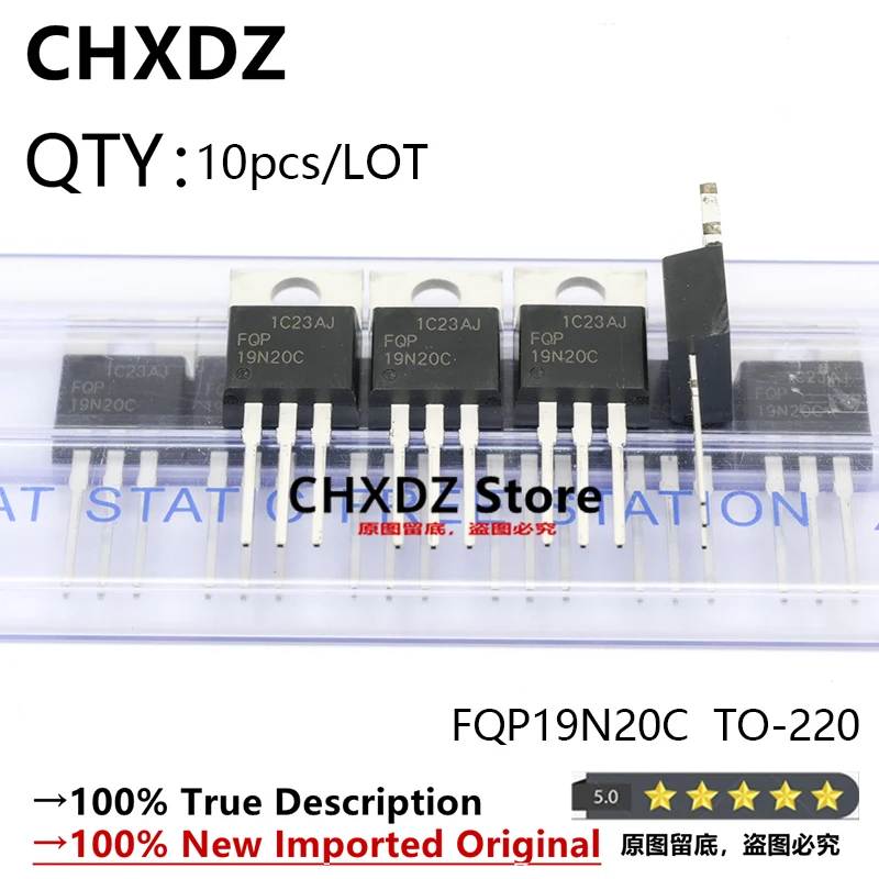 Chxdz 2021+ 100% nuevo importado Original FQP19N20C FQP19N20 19N20 TO-220 Transistor de efecto de campo 19A 200V