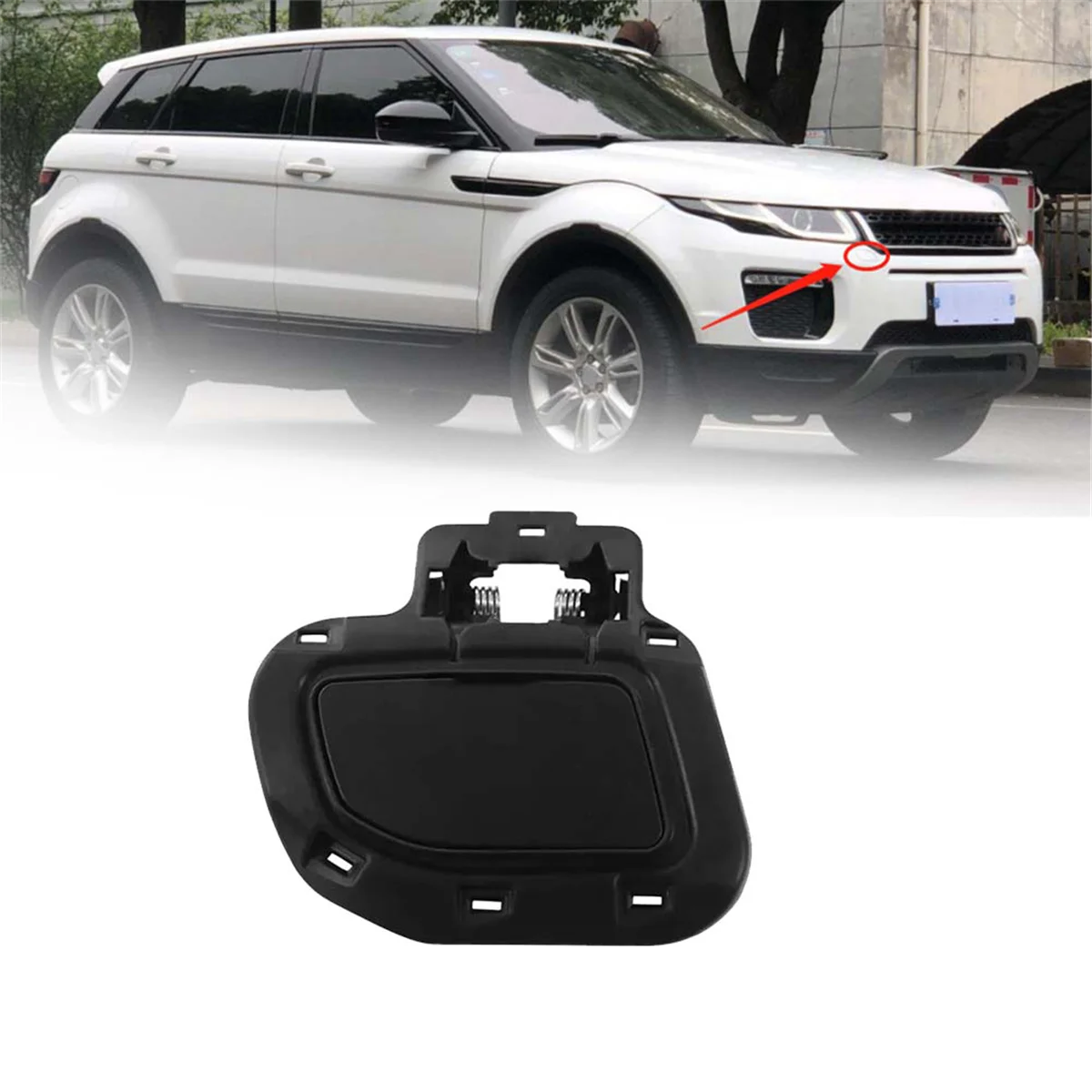 Right Side Front Headlight Washer Cover Caps LR036197 for Land Rover Range Rover Evoque 2012-2019 RO1049100