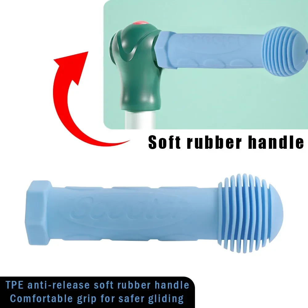 1 쌍 안티 슬립 핸들 바 그립 고무 자전거 보호 핸들 바 커버 어린이 자전거 어린이 스쿠터 세발 자전거 액세서리