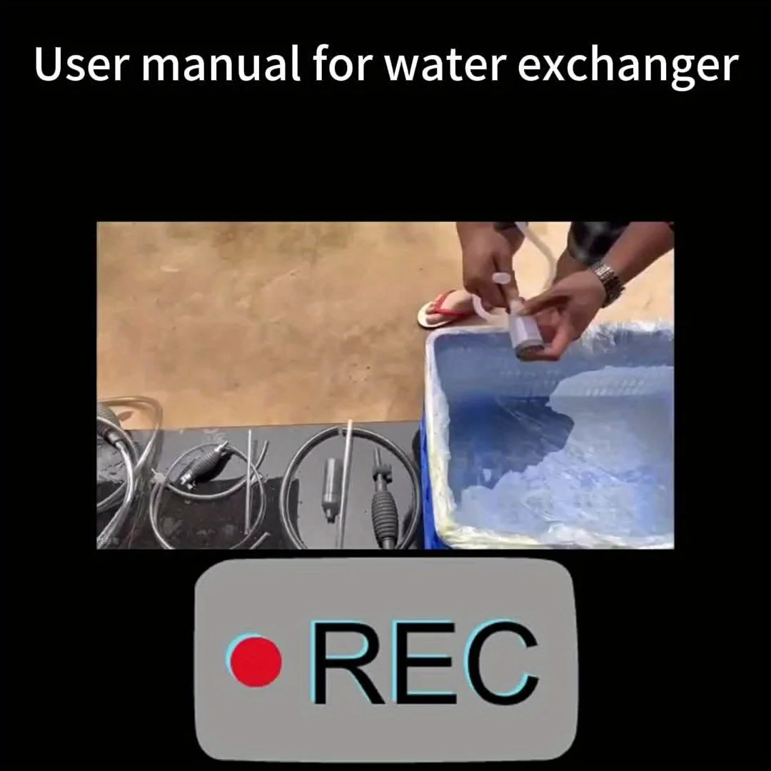 Langlebiges Aquarium-Saugpumpen-Set für Einfache Wasserwechsel & Sandreinigung Effizientes Aquariumpflege-Werkzeug mit Flexiblem Schlauch – Detail 28