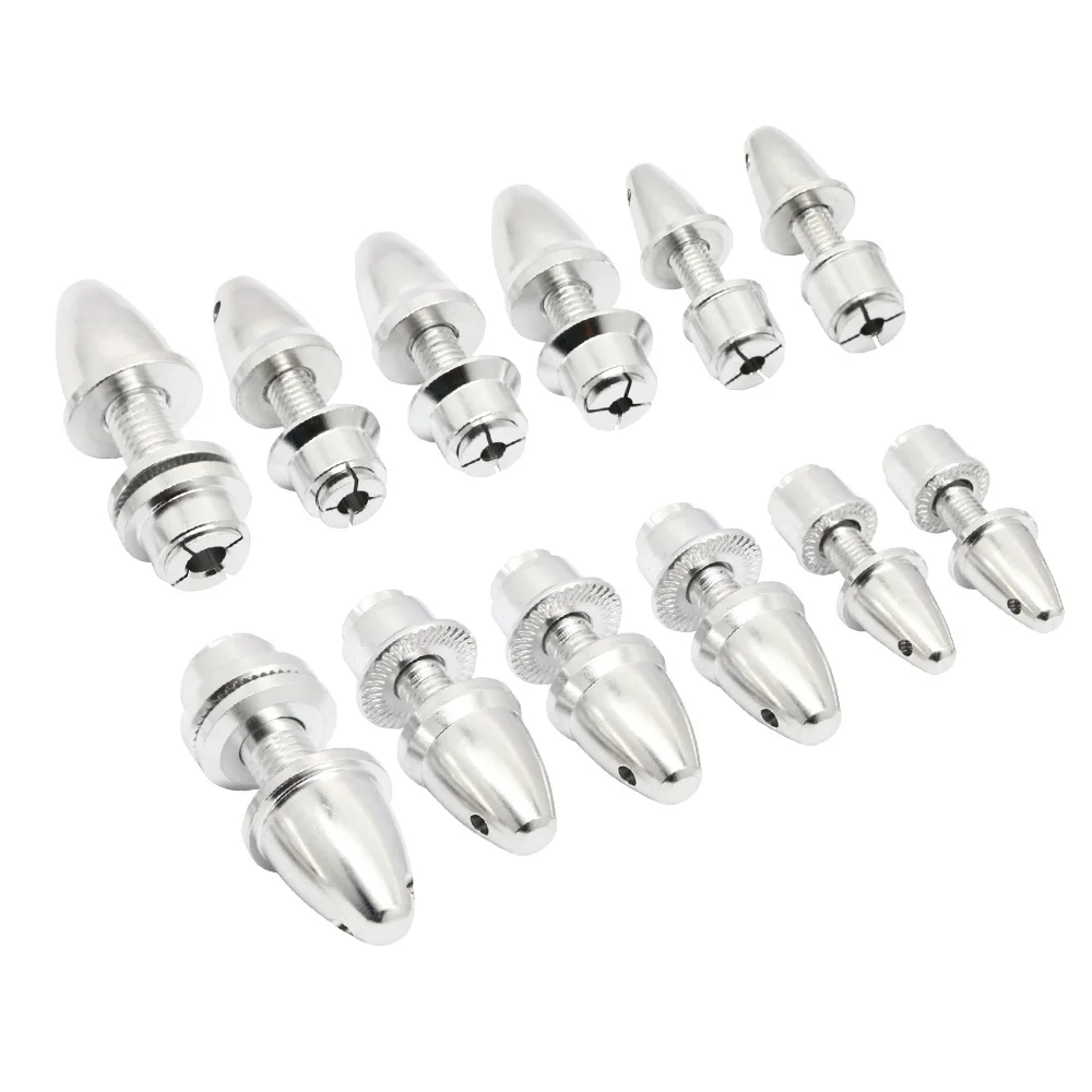 4pcs/lot 2mm 3mm 3.17mm 4mm 5MM 6MM 8MM 10MM RC Aluminum Bullet Propeller Adapter Holder for Brushless Motor Prop Dropship