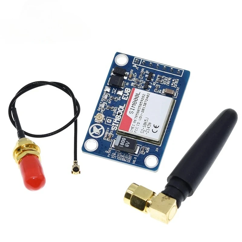 SIM800L V2.0 5V Wireless GSM GPRS MODULE Quad-Band W/ Antenna Cable Cap