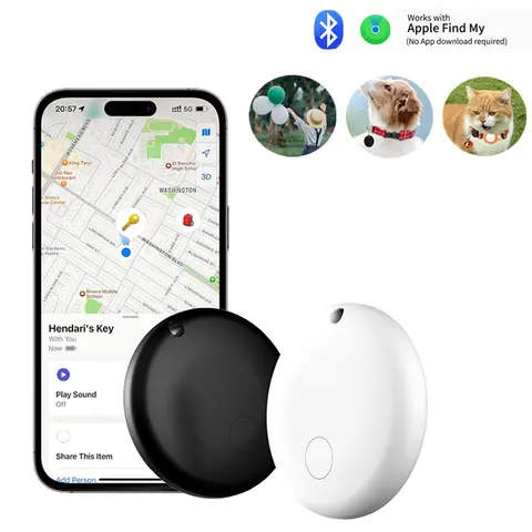 내 GPS 찾기 미니 휴대용 추적 모바일 추적, 손실 방지 스마트 장치, 위치 알람 알림, 애완 동물 키 지갑 추적기 찾기