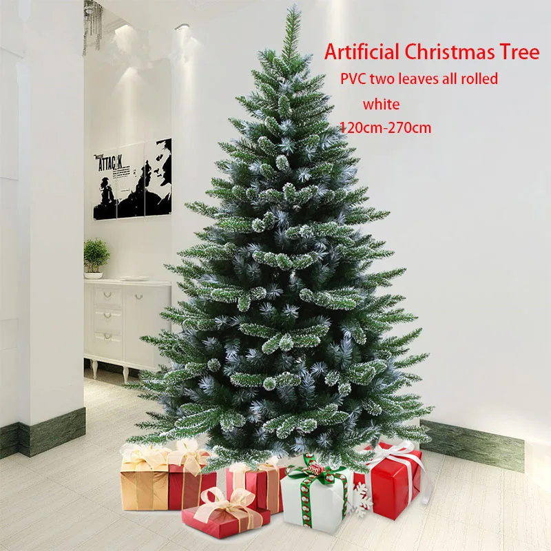 Artificial Christmas Tree Christmas Decorations 2025 Snowflake PVC Encrypted Leaves Christmas New Year Atmosphere 120cm-270cm