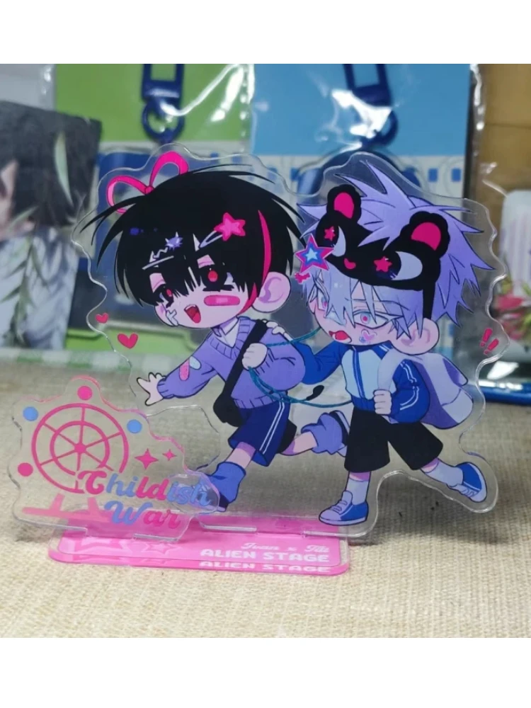 Plaque sur pied en acrylique, périphérique d'anime extraterrestre, décoration de bureau, ornement de salle, Fans mignons, jouets cadeaux d'anniversaire, nouvelle collection